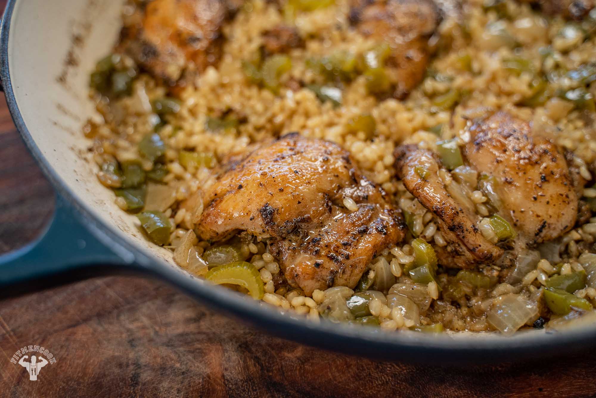 Momma’s Chicken & Rice In a Pan