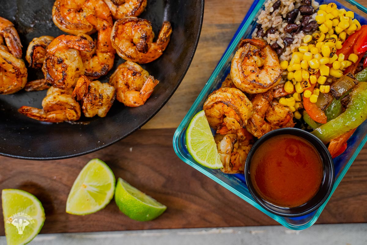 Spicy Shrimp Burrito Bowl